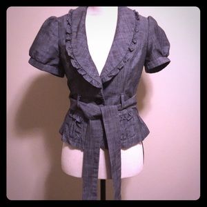 MyMichelle • Short Gray Blazer